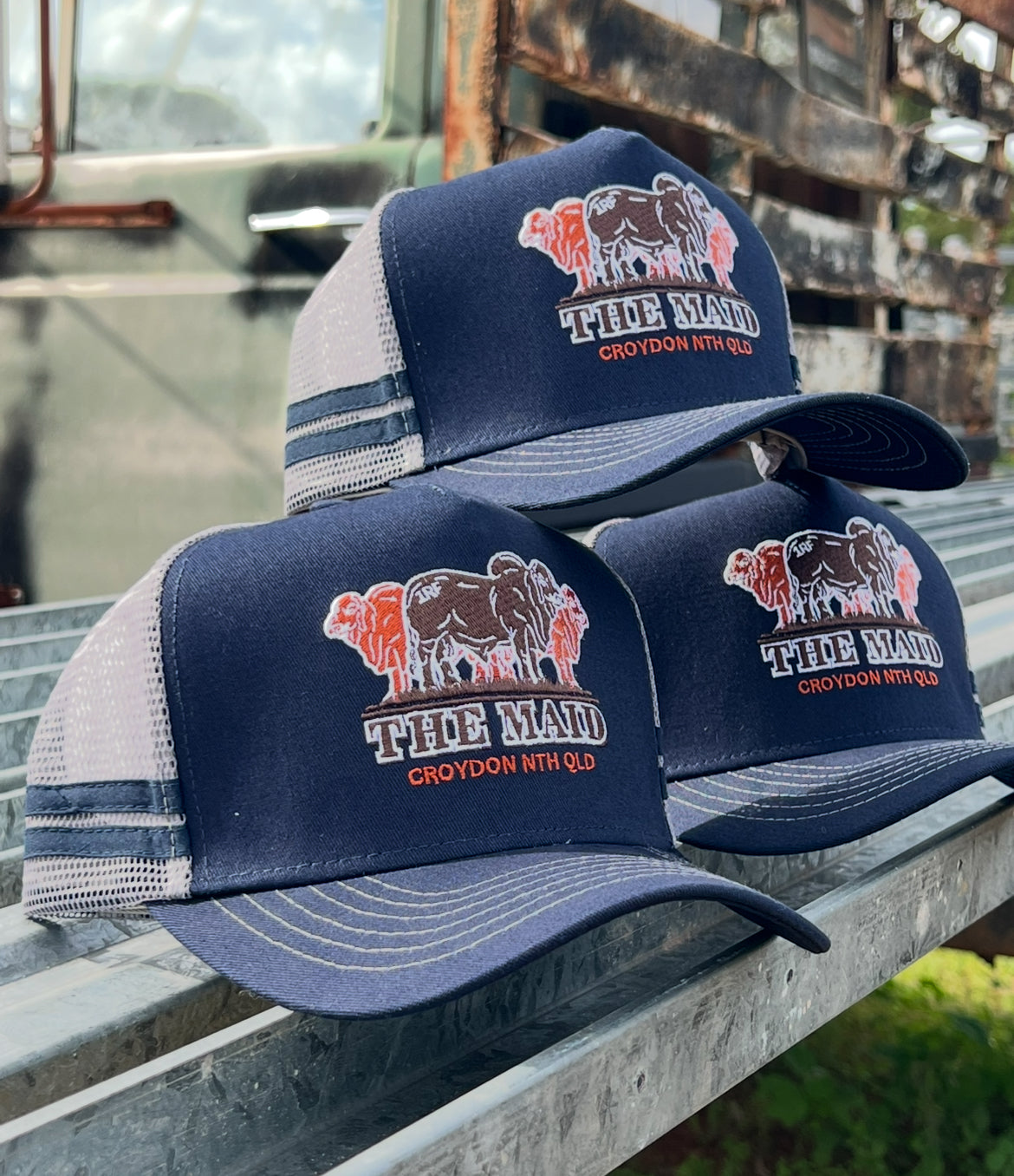 1st Release The Maid Co. Navy Trucker Cap