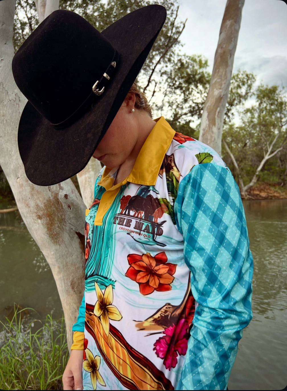 The Maid Surfs Up Fishing Shirt