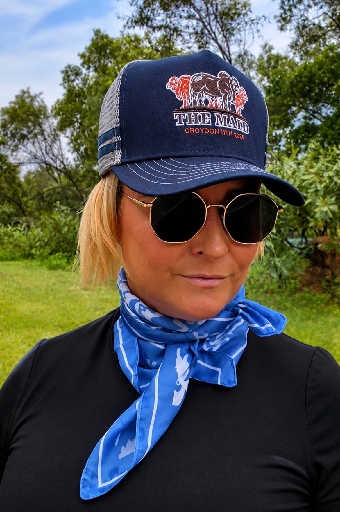 1st Release The Maid Co. Navy Trucker Cap