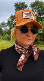 1st Release The Maid Co. Tan Trucker Cap